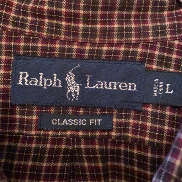 L Ralph Lauren Polo button down - Picture 3 of 3